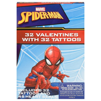 PMG Deluxe Tatttoo Spiderman Cards - 32 Count - Image 3