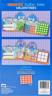 Mello Smello Undersea Sticker Games Card Kit - 32 Count - Image 4