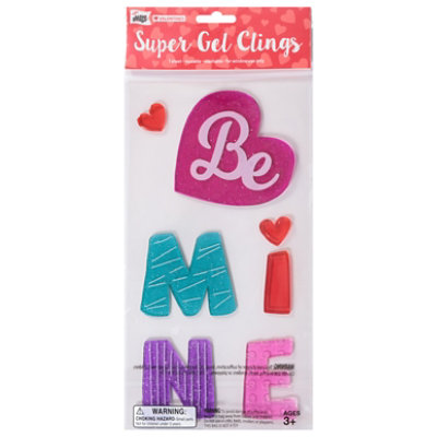 Mello Smello Be Mine Super Gel Cling 6 X 12 Inch - Each - Image 1