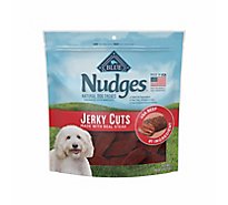 Blue Nudges Natural Beef Jerky Cuts Dog Treats - 16 Oz
