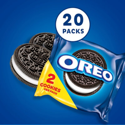 OREO Chocolate Sandwich Cookies Snack Packs - 20 Count - Image 2