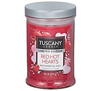 Lang Red Hot Heart Candle - 18 Oz