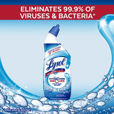 Lysol Spring Breeze Toilet Bowl Cleaner Power & Free With Hydrogen Peroxide - 24 Fl. Oz. - Image 2