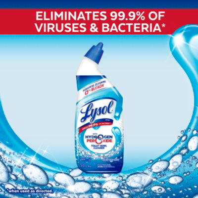 Lysol Spring Breeze Toilet Bowl Cleaner Power & Free With Hydrogen Peroxide - 24 Fl. Oz. - Image 4