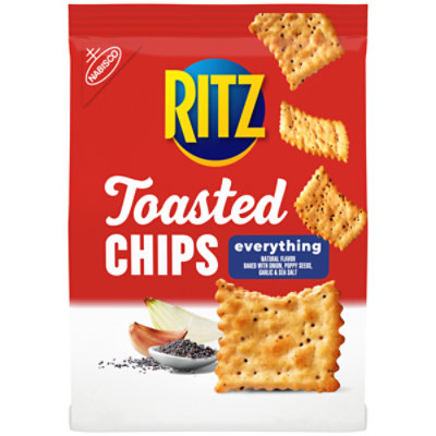 RITZ Toasted Chips Everything Crackers - 8.1 Oz - Image 1