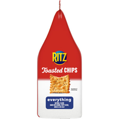 RITZ Toasted Chips Everything Crackers - 8.1 Oz - Image 2