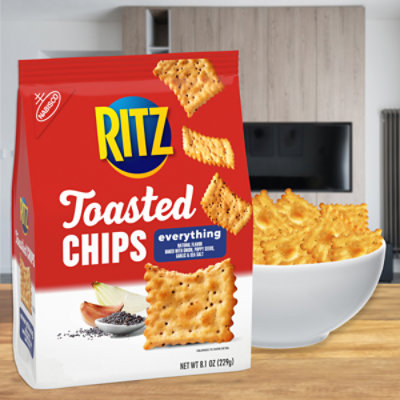 RITZ Toasted Chips Everything Crackers - 8.1 Oz - Image 5