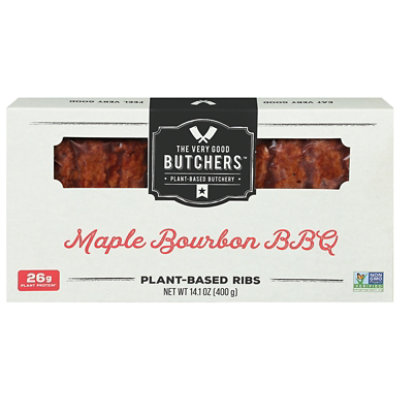 The Very Good Butchers Maple Bourbon Bbq Plant Based Ribs - 400 Grams - Image 3