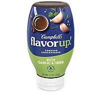 Campbells Flavorup Rich Garlic And Herb Cooking Concentrate Bottle - 11 Oz