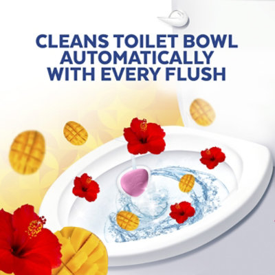 Lysol Brand New Day Mango & Hibiscus Scent Automatic Toilet Cleaner - 2 Count - Image 2