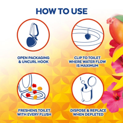 Lysol Mango & Hibiscus Auto Toilet Cleaner - 2 Ct - Image 6