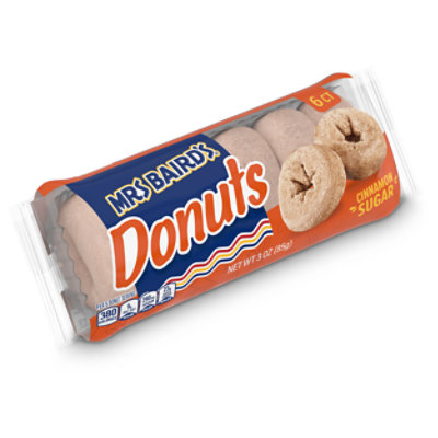 Mrs Bairds Cinnamon Sugar Donuts Single Multipack - 6-2.125 Oz - Image 1