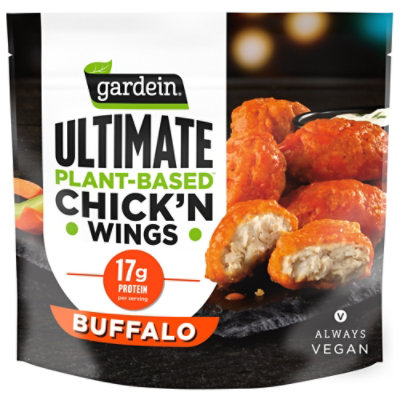 Gardein Ultimate Vegan Frozen Buffalo Chick'n Wings - 14.8 Oz - Image 1