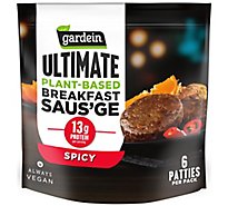 Gardein Ultimate Plant Based Frozen Vegan Spicy Breakfast Saus'ge - 7.4 Oz
