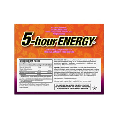 5-hour ENERGY Hawaiian Breeze Extra Strength - 6-1.93 Fl. Oz. - Image 2