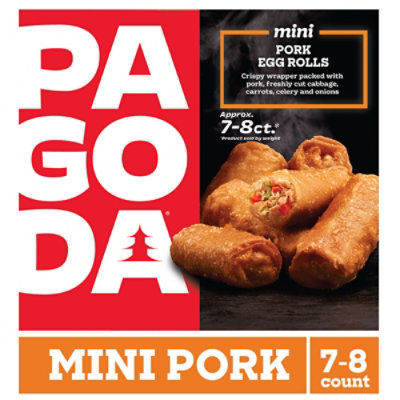Pagoda Mini Pork Egg Rolls With Authentic Seasoning - 7.36 Oz - Image 2