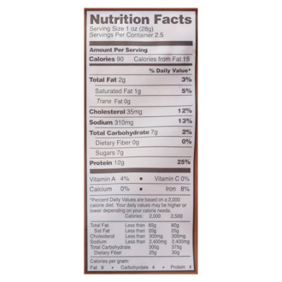 Fusion Jerky Original Hickory - 2.5 Oz - Image 4