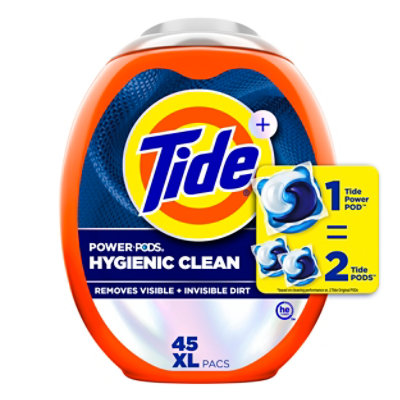 Tide Hygienic Clean Heavy Duty Original Power Pods - 45 Count - Image 1