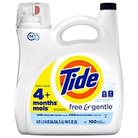 Tide Free & Gentle Liquid Detergent - 146 Fl. Oz. - Image 3