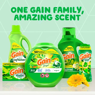 Gain Plus Aroma Boost Original Liquid Detergent Plus - 88 Fl. Oz. - Image 7