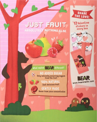 BEAR Yoyo Valentines Fruit Snack - 8.4 Oz - Image 6