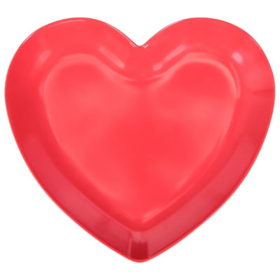 Signature SELECT Melamne Heart Shape Plate - Each - Image 1