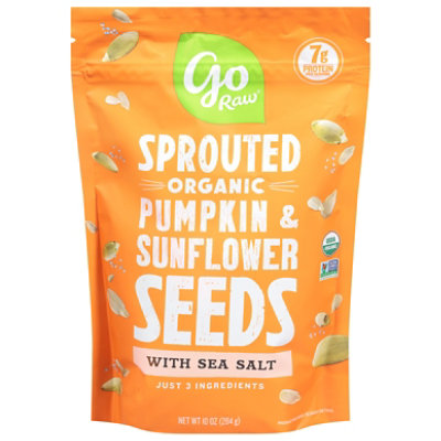 Go Raw Organic Sprouted Sunflower And Pumpkin Seeds - 10 Oz - Image 2