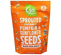 Go Raw Organic Sprouted Sunflower And Pumpkin Seeds - 10 Oz