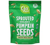 Go Raw Sprouted Pumpkin Seeds With Seasalt - 10 Oz