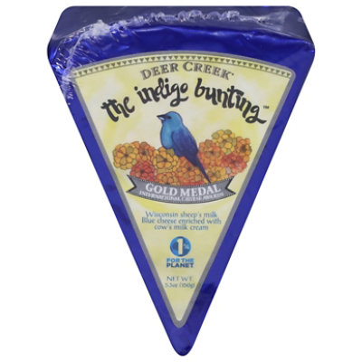 Deer Creek Cheese Indigo Bunting - 5.3 Oz - Image 1