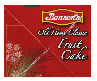 Bensons Old Home Classic Fruit Cake - 12 Oz - Image 1