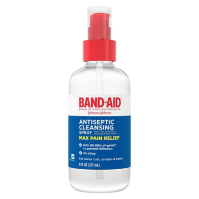 BAND-AID Pain Relieving Antiseptic Cleansing Spray - 8 Fl. Oz. - Image 3