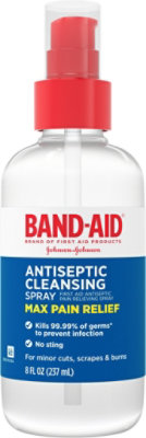 BAND-AID Pain Relieving Antiseptic Cleansing Spray - 8 Fl. Oz. - Image 2