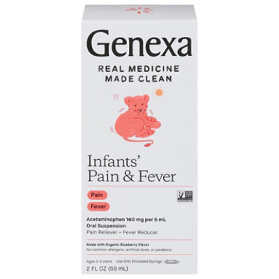 Genexa Infants Pain & Fever Oral Suspension - 2 Fl. Oz. - Image 3