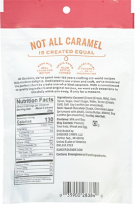 Sanders Sea Salt Caramel Dark Chocolate Mini Bites - 3.75 Oz - Image 6