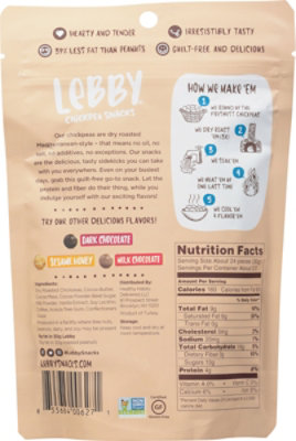 Lebby Snacks Chickpea Mocha Chocolate Covered - 3.5 Oz - Image 6