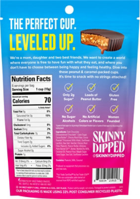 SkinnyDipped Caramel Peanut Paradise Cup Pouch - 3.17 Oz - Image 6