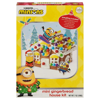 Mini Minions Gingerbread House Kit - 7 Oz