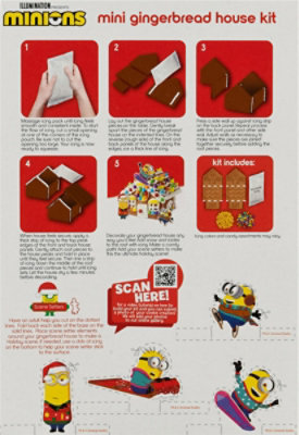 Mini Minions Gingerbread House Kit - 7 Oz - Image 6