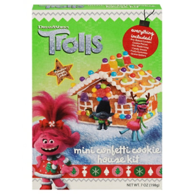 Trolls Mini Confetti Cookie House Kit - 7 Oz - Image 1