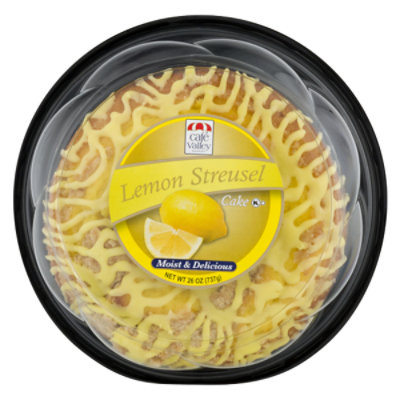 Cafe Valley Lemon Streusel Cake - 20 Oz - Image 1