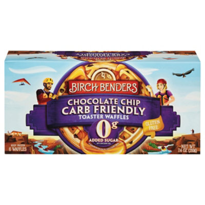 Birch Benders Chocolate Chip Toaster Waffle - 7.41 Oz - Image 1