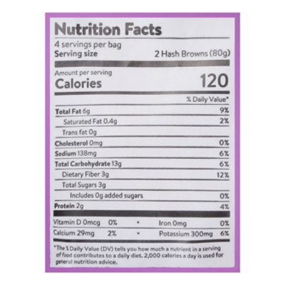 Strong Roots Hashbrown Sweet Potato - 13.22 Oz - Image 4