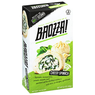 Baozza Cheese Spinach Multipack Appetizer - 2-6.5 Oz - Image 2