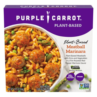 Purple Carrot Plant Based Meatball Marinara - 10.75 Oz