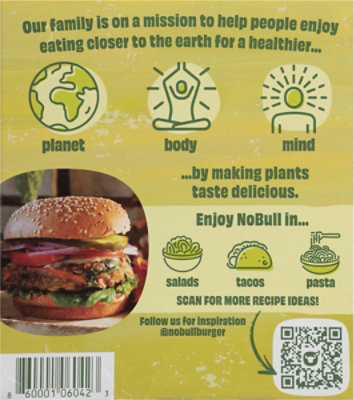 NoBull Veggie Sundried Tomato Burger - 8 Oz - Image 5