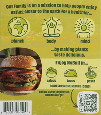 NoBull Veggie Original Burger - 8 Oz - Image 5