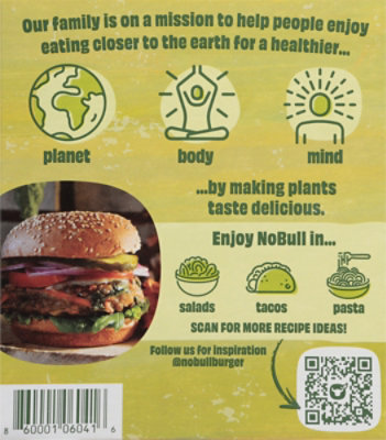NoBull Veggie Mushroom Burger - 8 Oz - Image 5