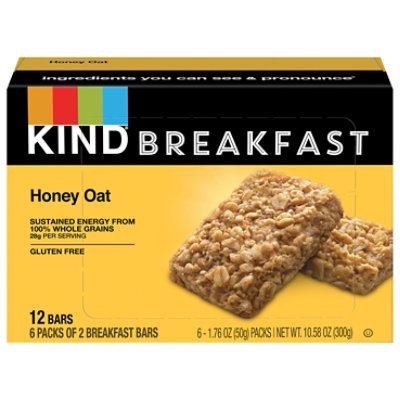 Kind Breakfast Bars Honey Oat 6 Count - 1.76 Oz - Image 3