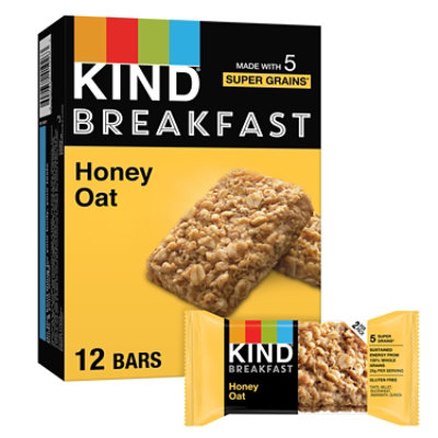 Kind Breakfast Bars Honey Oat 6 Count - 1.76 Oz - Image 1